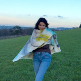 Poncho 2in1 "Blossom"